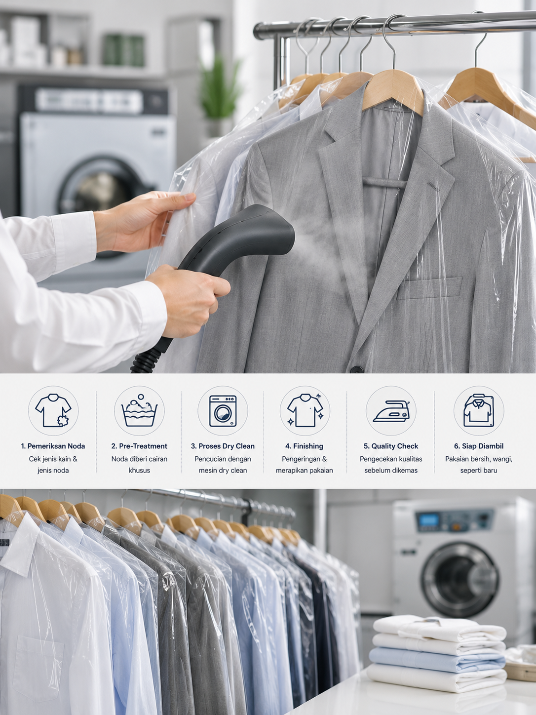 Amanah Laundry Bersih Wangi Rapi