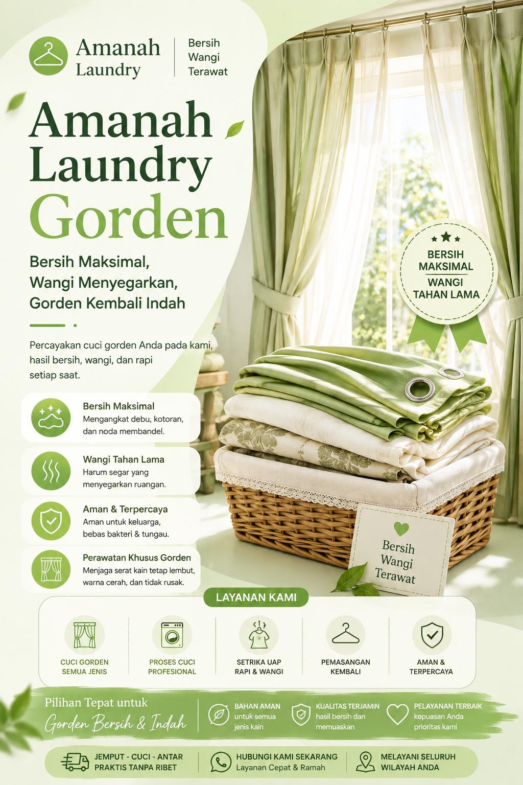 Amanah Laundry Profesional Ngasem Kediri